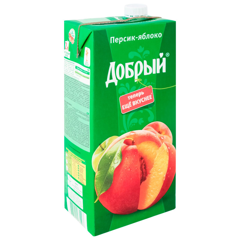 0 2 л. Нектар добрый персик-яблоко 1л. Сок добрый персик-яблоко, 2 л. Нектар добрый яблоко/персик 2л /372/. Сок добрый 2л персик.