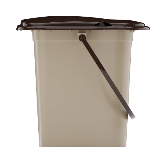 Ведро-туалет 17л. (уп.10) бежевый М1526 
