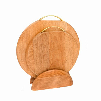 Комплект из 2х досок круг. с мет.руч. 30-71