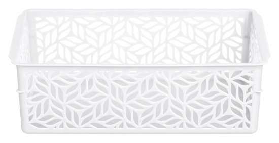 Корзинка универсальная "Линден" 2л, 230х160х70мм (белый) 221313129/01