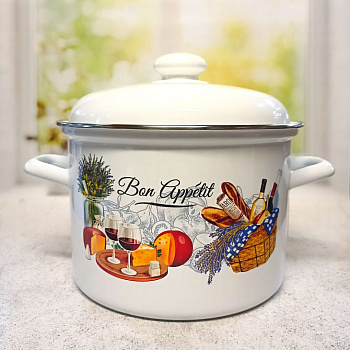 Кастрюля 4,5л 1615АП2/4 "Пикник" Кастрюля 4,5л 1615АП2/4 "Пикник"