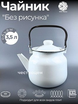 Чайник для плиты 3,5л 01-2713