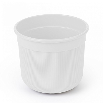 Горшок цв. "Сканди" 5л (с дренажной вставкой) (белый) М9153