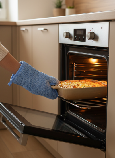 Набор из микрофибры для кухни (перчатка и прихватка) OLS-140-5