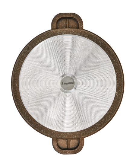 Жаровня с антипригарным покрытием и стеклянной крышкой ТМ Гардарика серия Алтай, 26 см 1826-07-10