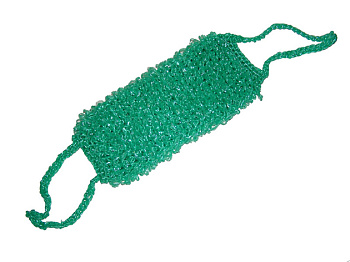 Мочалка двойная ручной работы 