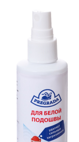 Очиститель для белой подошвы 100мл PREGRADA PR-192