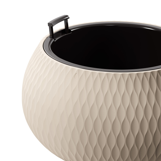 Кашпо "Жемчужина" 7л  (бежевый) М8727