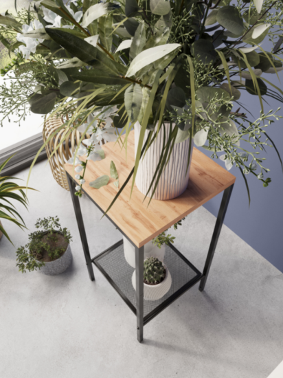 Подставка для цветов Парма 12л Черный ПДЦП12Л Ч