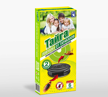 Ловушка от тараканов 2шт Тайга ИН-20