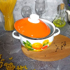 Набор из 3 предметов №02 "Orange" белоснеж. 6КН021М Набор из 3 предметов №02 "Orange" белоснеж. 6КН021М