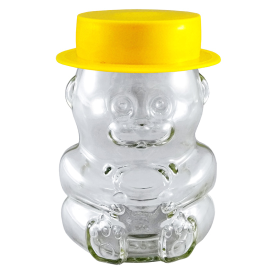 Банка  для мёда 275 мл, "МИШКА" шляпа желтая 475-985     Банка  для мёда 275 мл, "МИШКА" шляпа желтая 475-985