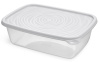 Контейнер прямоугольный "Романо" 1,6л светло-серый С852СЕР