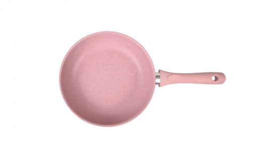 Сковорода 240мм с ручкой,антипригарное покрытие,линия "Trendy style" (rose) 240tsr