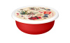 Миска "Modena" 1,2л с крышкой с декором "Игрушки" (красный) 223138206/03
