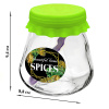 Банка д/хран.ст. 260мл ТО63 с кр. салатовая + ложка "Beautiful home SPICES  00483-00691   