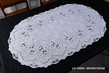 Салфетка Grace Лейс 100х60 LO-0965U белая овальная