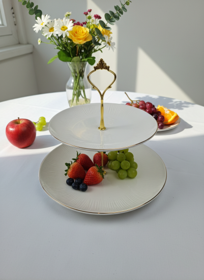 Этажерка двухярусная 20.5см,  25см OLS-166-1