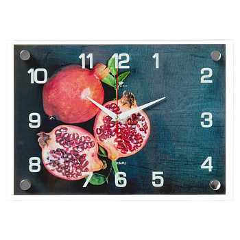 2535-306 Часы настенные "Сочный гранат" Рубин