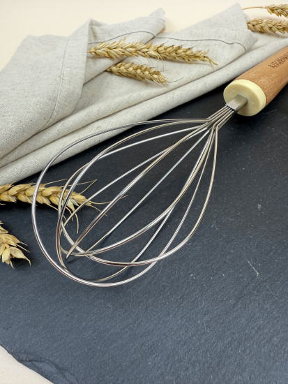 Венчик с деревянной ручкой Kitchenware OLS-414-2