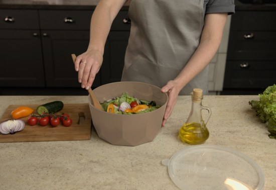 Салатник Plast Team STOCKHOLM 3,1 л шоколадный мокко PT171110015