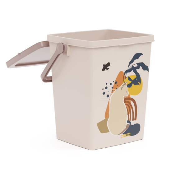 Контейнер для корма «Cats» 5,5л (с замком) М8805 Контейнер для корма «Cats» 5,5л (с замком) М8805