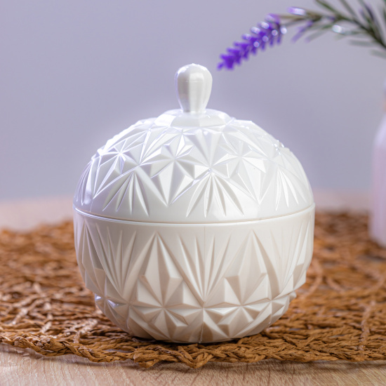 Сахарница "Шарм" 0,35л (с крышкой)(белый) М7339