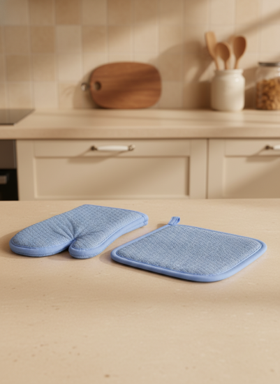 Набор из микрофибры для кухни (перчатка и прихватка) OLS-140-5