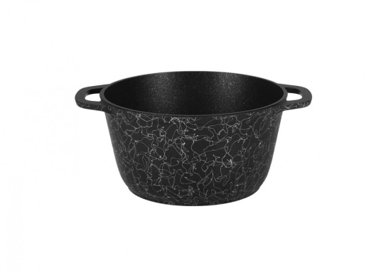 Кастрюля 2,5л со стеклянной крышкой, АП линия "Грация" (черный/серебро) кчс25а Кастрюля 2,5л со стеклянной крышкой, АП линия "Грация" (черный/серебро) кчс25а