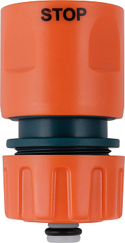 Коннектор IN GREEN GARDEN быстросъемный с аквастопом для шланга 1/2 PRACTIC GG557012055 