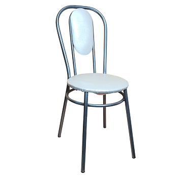 Стул №1 к/з 55 д.   н.хром перламутр