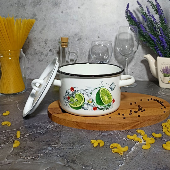 Кастрюля 1,5л цил белосн. Мохито 1с15с/1 Кастрюля 1,5л цил белосн. Мохито 1с15с/1