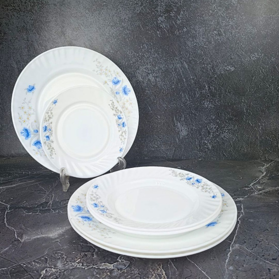 Набор столовый 18пр с рисунком (6001) OLS-9 ст/керамика 