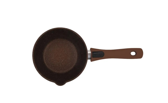 Ковш 1,5л с носиком со съемной ручкой, со стекл. крышкой, АП (кофейный мрамор) кмк0156а Ковш 1,5л с носиком со съемной ручкой, со стекл. крышкой, АП (кофейный мрамор) кмк0156а