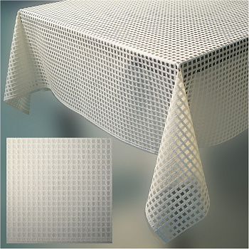 Скатерть столовая ПВХ "Элегия" 110х135 см 7051-mix