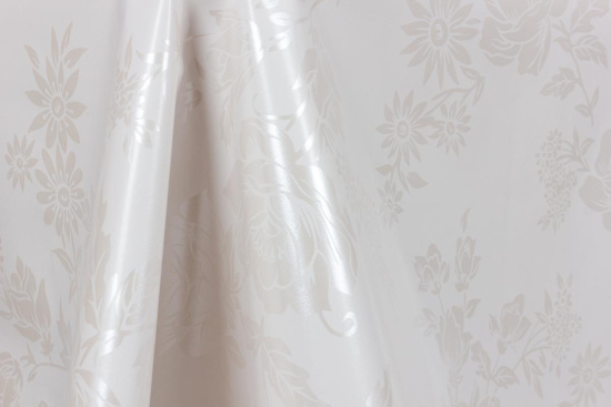 Клеенка "Mirror" 140см Белая жемчужина М82018А