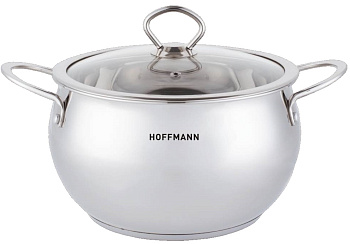 Кастрюля 3,1л нержавеющая стальс крышкой НМ 5338 (18см) Кастрюля 3,1л нержавеющая стальс крышкой НМ 5338 (18см)