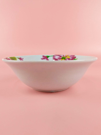 Салатник 5 "Розовая сказка" с5-RPD069 гладкий край 80211