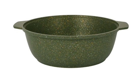 Кастрюля-жаровня 3л со стеклянной крышкой, АП линия "Trendy style" (malachite) ж31tsml