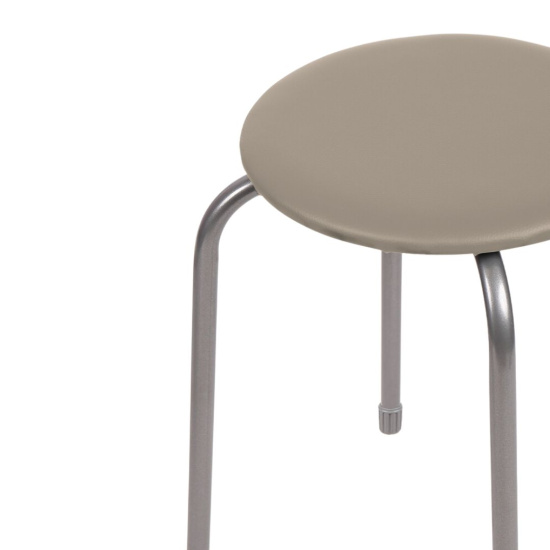 Табурет "Эконом" на 4-х опорах ТЭ2  Бежевый