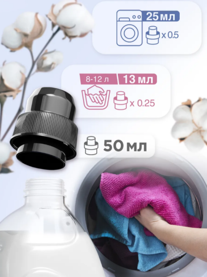 КОНДИЦИОНЕР ДЛЯ СТИРКИ ВОЗДУШНЫЙ ХЛОПОК 3 Л ТМ BOMIX СУПЕР АРТ: 4670157465753