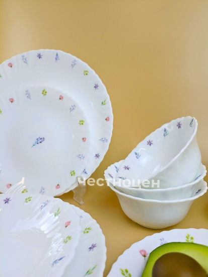 Набор столовой посуды на 4 перс. с рисунком 16предм. OLS-DM-29