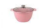 Кастрюля 4л со стеклянной крышкой,АП линия "Trendy style" (rose) к41tsr