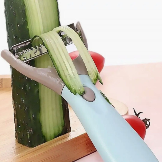 Пиллер для чистки овощей с насадками OLS-126-5