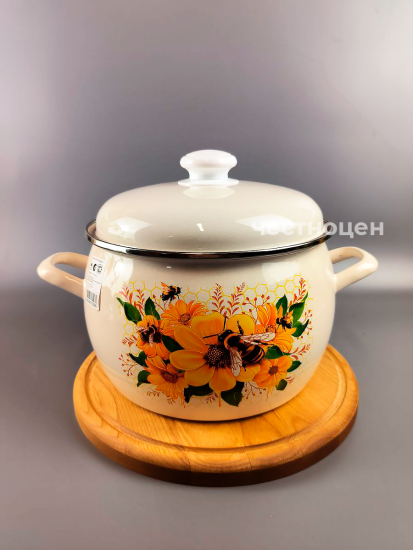 Кастрюля 5,0л "Цветочный мед" С-4216АП2/4Жм
