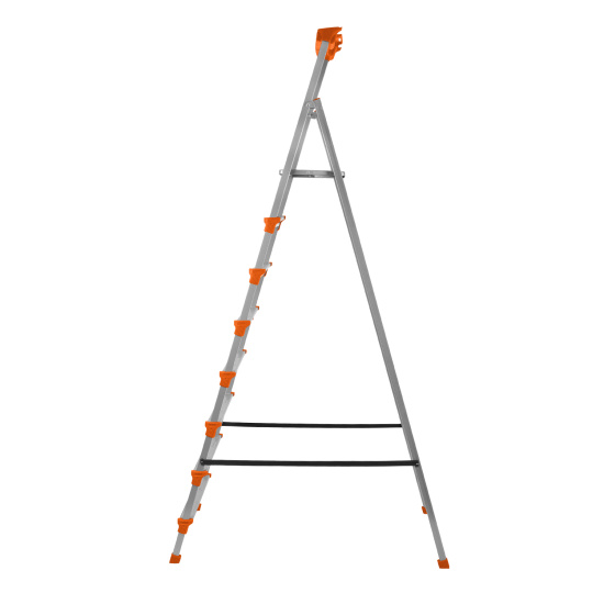 Стремянка широкие 8 ступеней (металл) СМ8