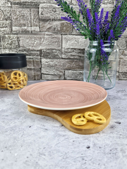 Тарелка плоская 19см Beige керамика OLS-DM-87