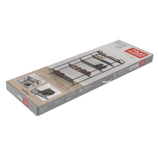 Подставка для обуви "Верона 15" (черный) 