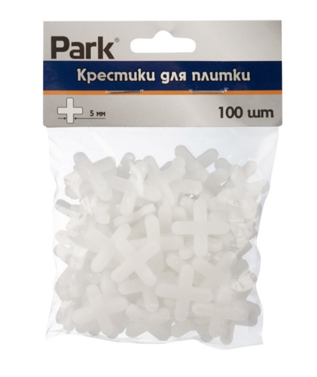 Крестики для плитки 100 шт, 5 мм 106540