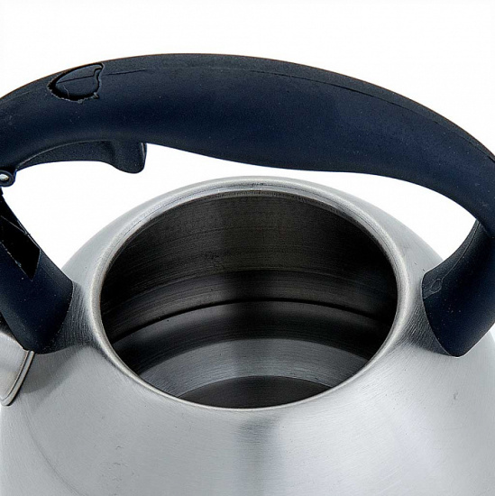 Чайник для плиты 2,0л нержавеющая сталь WEBBER ВЕ-0577 со свистком